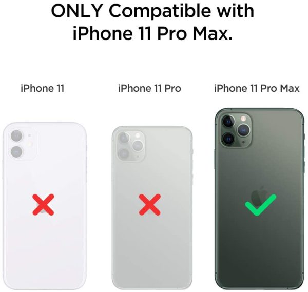 510ecAsJ1iL._AC_SL1000_ iPhone 11 Pro Max Ultra Hybrid Spigen ACS00411 Midnight Green - Image 2