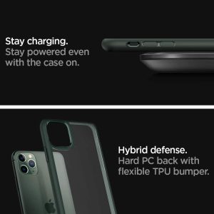 iPhone 11 Pro Max Ultra Hybrid Spigen ACS00411 Midnight Green - Image 3