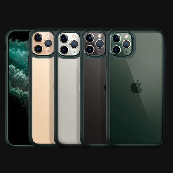 51hPYrW0xKL._AC_SL1000_ iPhone 11 Pro Max Ultra Hybrid Spigen ACS00411 Midnight Green - Image 4