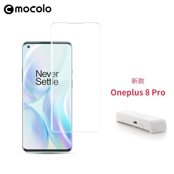OnePlus 8 Pro UV Glass Protector with UV Light by Mocolo - Image 4