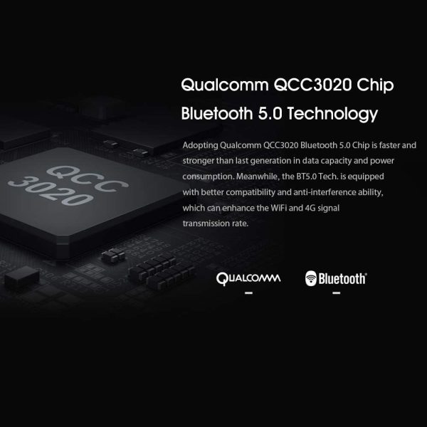 Haylou GT1 Plus aptX True Wireless Earbuds BT 5.0 with IPX5  - Black - Image 7