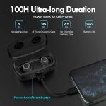 Mpow M30 Plus Wireless Earbuds with 100 Hr Battery & USB C Charging - Black - Image 6
