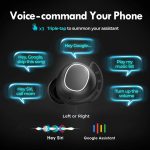 Mpow M30 Plus Wireless Earbuds with 100 Hr Battery & USB C Charging - Black - Image 5