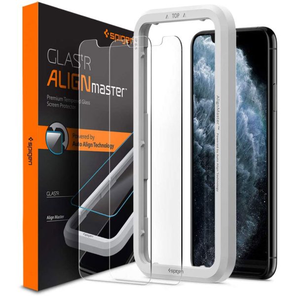 iPhone 11 Align Master Screen Protector Transparent 2 PACK also for iPhone XR AGL00101 - Image 1