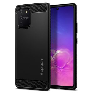 Galaxy S10 Lite Rugged Armor by Spigen ACS00676 - Black