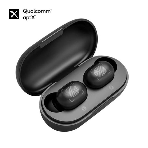 Haylou GT1 Plus aptX True Wireless Earbuds BT 5.0 with IPX5  - Black - Image 1