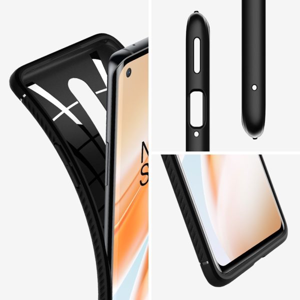 OnePlus 8 Rugged Armor Spigen ACS00826 - Black - Image 2