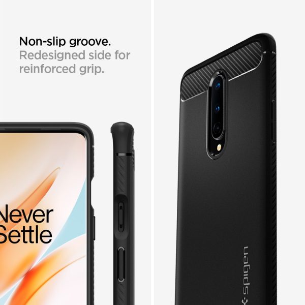 OnePlus 8 Rugged Armor Spigen ACS00826 - Black - Image 6
