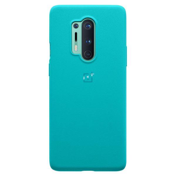 OnePlus 8 Pro Sandstone Bumper Case Original by OnePlus - Cyan - Image 1
