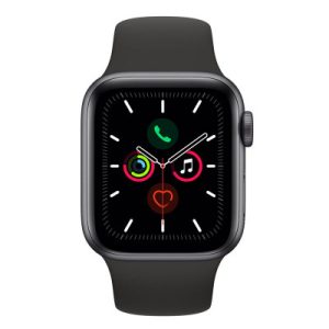 Apple Watch Series 5 40 mm GPS Space Gray - Black Band - Image 4