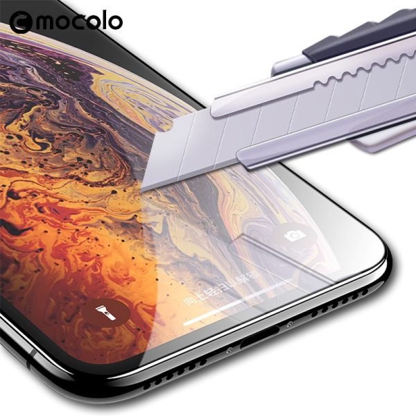 iPhone 11 Pro Matte Finish 3D Tempered Glass by Mocolo - Black also for iPhone XS / iPhone X - Image 3