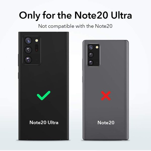 Galaxy Note 20 Ultra Echo Glass Back Case Ice Shield Scratch Resistant Tempered Glass Flexible Frame – Crystal Clear - Image 8