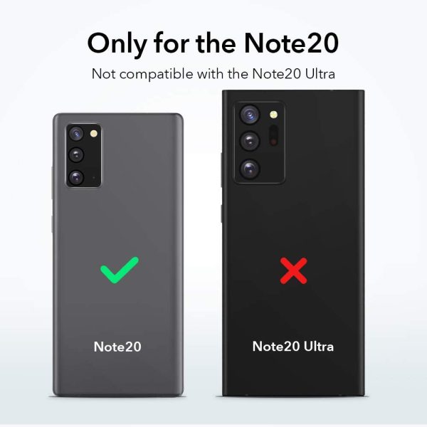 Galaxy Note 20 Echo Glass Back Case Scratch Resistant Tempered Glass Flexible Frame – Crystal Clear - Image 5