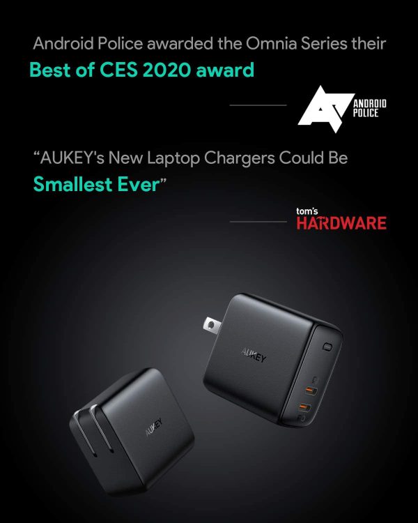 AUKEY Omnia 65W 2-Port Fast Charger