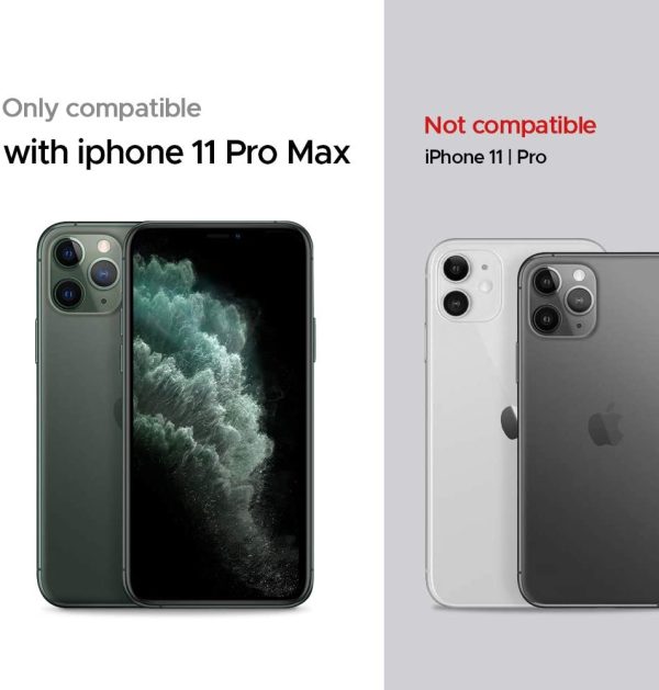 iPhone 11 Pro Max Case Basic Leather Case by CYRILL by Spigen - Forest Green - 075CS27172 - Image 7