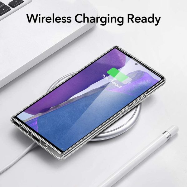 Galaxy Note 20 Echo Glass Back Case Scratch Resistant Tempered Glass Flexible Frame – Crystal Clear - Image 8