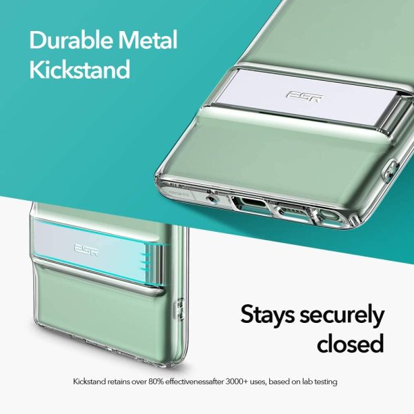 ESR Galaxy Note 20 Air Shield Boost Back Case with Kickstand – Crystal Clear - Image 8