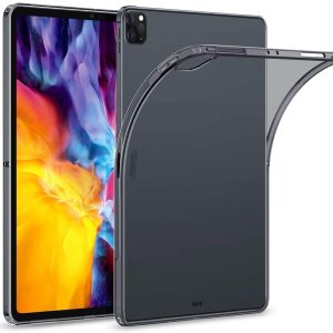 iPad Pro 11 2020 Rebound Shell TPU Case with Support for Pencil Wireless Charging - Clear Black