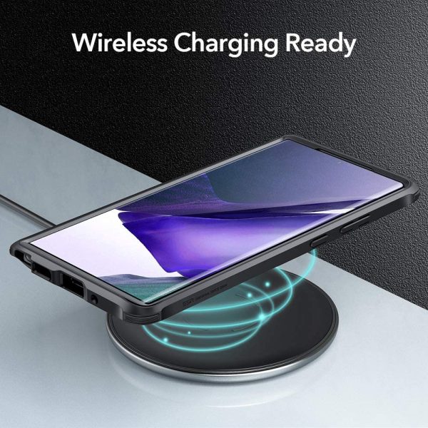 Galaxy Note 20 Ultra Alliance Tough Case with Shockproof Bumper – Matte Black - Image 8