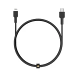 Aukey Braided Nylon MFi USB-C to Lightning Cable - 6.6ft - CB-CL2 - Black