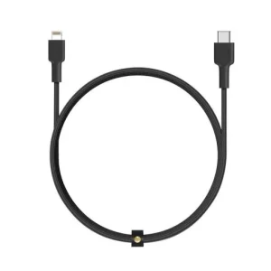 Aukey Braided Nylon MFi USB-C to Lightning Cable - 6.6ft - CB-CL2 - Black