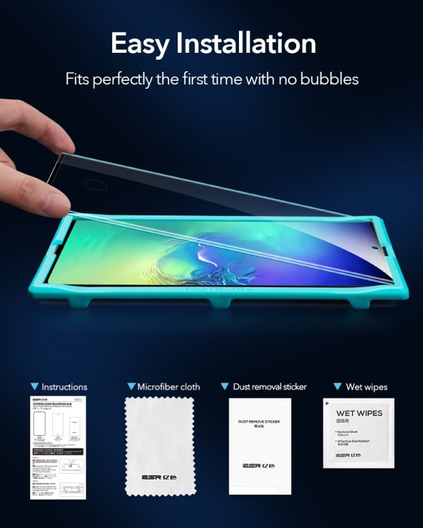 Galaxy Note 20 Ultra Screen Shield 3D Glass Protector - 2 PACK by ESR - Clear - Image 9