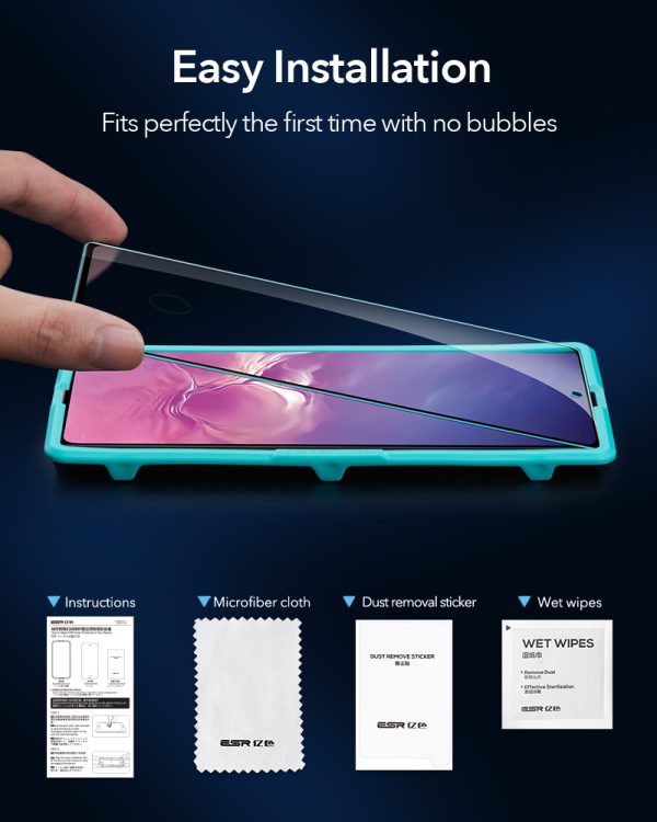 Galaxy Note 20 Screen Shield 3D Glass Protector - 2 PACK by ESR - Clear - Image 5