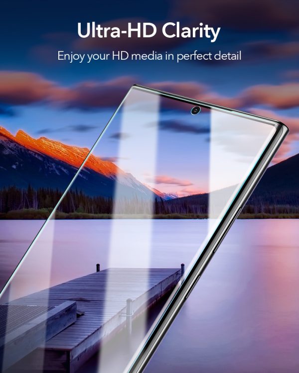 Galaxy Note 20 Ultra Screen Shield 3D Glass Protector - 2 PACK by ESR - Clear - Image 10