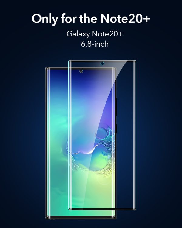 Galaxy Note 20 Ultra Screen Shield 3D Glass Protector - 2 PACK by ESR - Clear - Image 5