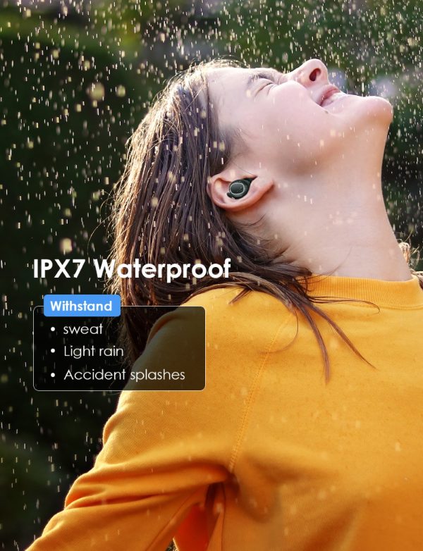 MPBH437AB_B5_V01_200119 Mpow M30 in-Ear Bluetooth Earbuds with 25 Hrs Battery & USB-C Charging Case - Cosmic Black - Image 9