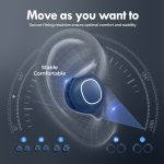 Mpow M30 in-Ear Bluetooth Earbuds with 25 Hrs Battery & USB-C Charging Case - Ocean Blue - Image 4