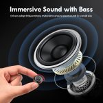 Mpow M30 in-Ear Bluetooth Earbuds with 25 Hrs Battery & USB-C Charging Case - Black n Red - Image 4