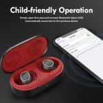 Mpow M30 in-Ear Bluetooth Earbuds with 25 Hrs Battery & USB-C Charging Case - Black n Red - Image 6