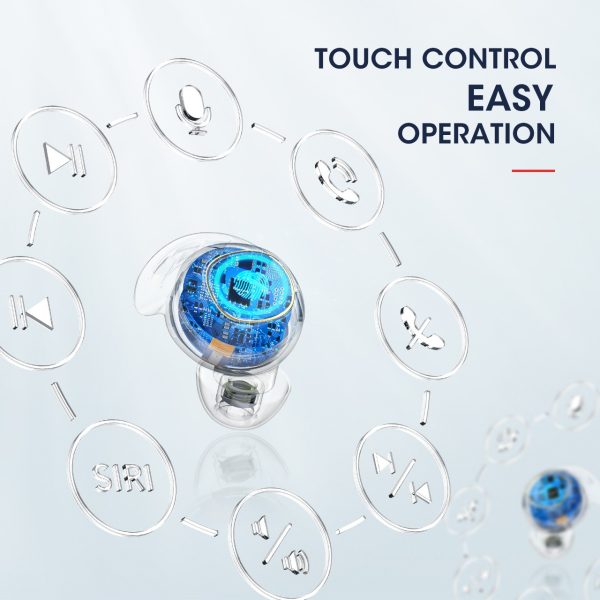 MPBH437AW_EN_B4_V01_200806 Mpow M30 in-Ear Bluetooth Earbuds with 25 Hrs Battery & USB-C Charging Case - Gray n White - Image 6