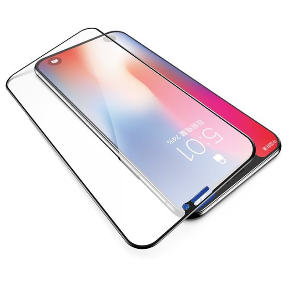 iPhone 11 Pro Matte Finish 3D Tempered Glass by Mocolo - Black also for iPhone XS / iPhone X - Image 8
