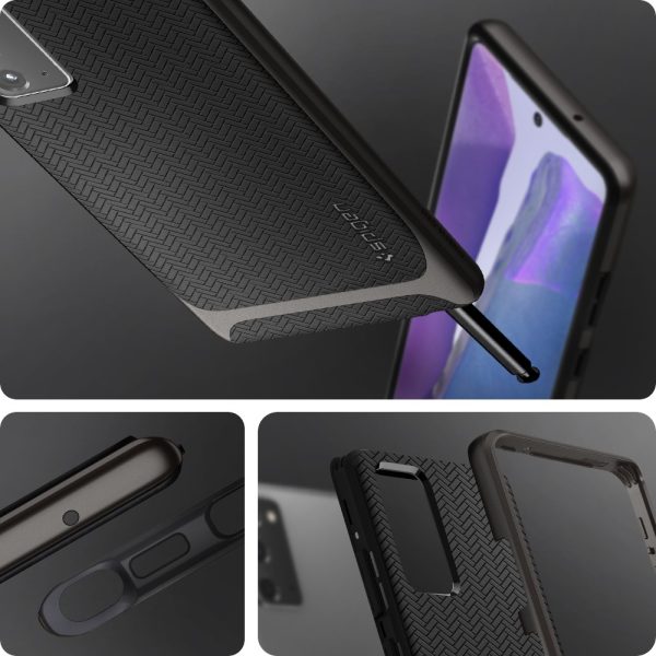Galaxy Note 20 Neo Hybrid Case by Spigen - ACS01425 - Gunmetal - Image 5