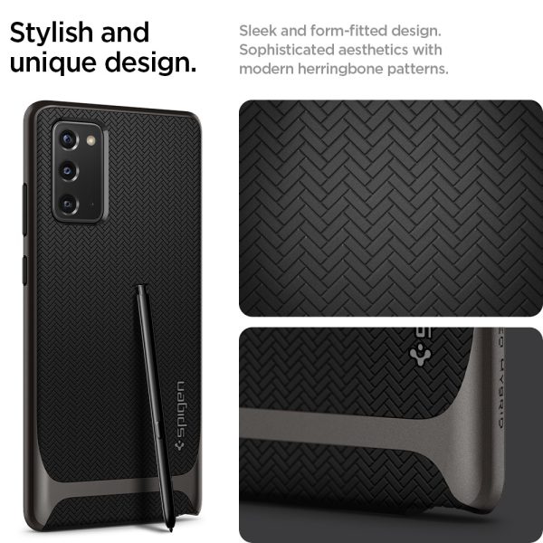 Galaxy Note 20 Neo Hybrid Case by Spigen - ACS01425 - Gunmetal - Image 6