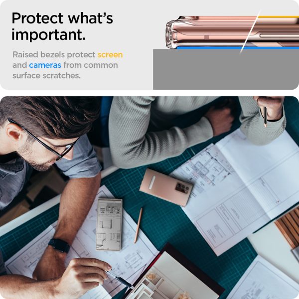 Galaxy Note 20 Ultra Ultra Hybrid S Case by Spigen - ACS01395 - Crystal Clear - Image 5