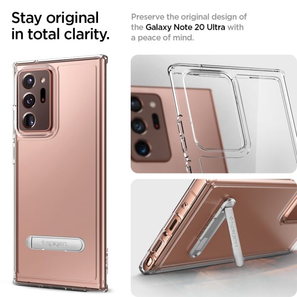 Galaxy Note 20 Ultra Ultra Hybrid S Case by Spigen - ACS01395 - Crystal Clear - Image 7