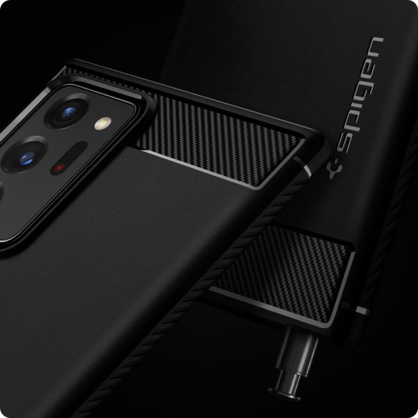 Galaxy Note 20 Ultra Rugged Armor Spigen  ACS01391 - Matte Black - Image 2