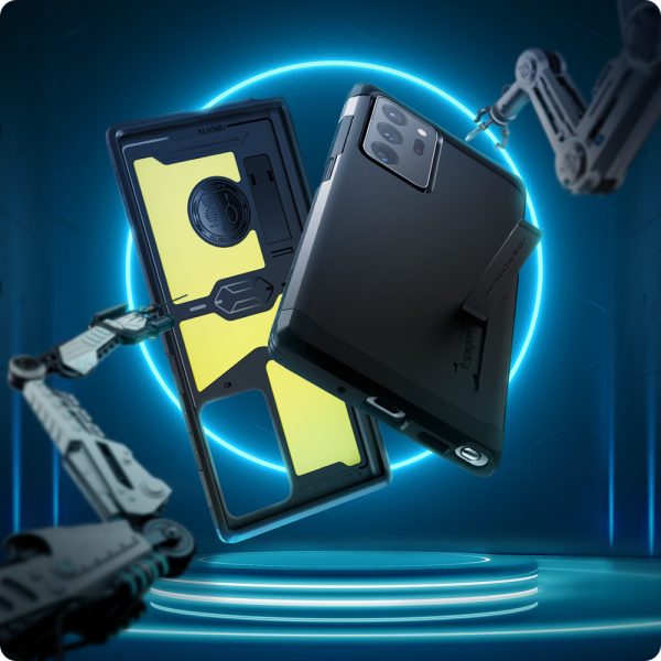 id_note20_ult_ta_blk_01 Galaxy Note 20 Ultra Tough Armor Case by Spigen - ACS01396 - Black - Image 2