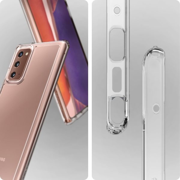 Ultra Hybrid Case by Spigen for Galaxy Note 20 - ACS01419 - Crystal Clear - Image 4