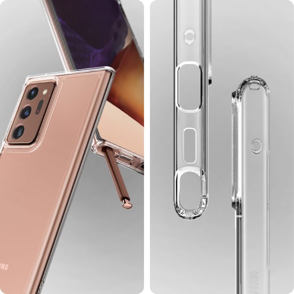 id_sp675_uh_03 Galaxy Note 20 Ultra Ultra Hybrid Case by Spigen - ACS01393 - Crystal Clear - Image 4