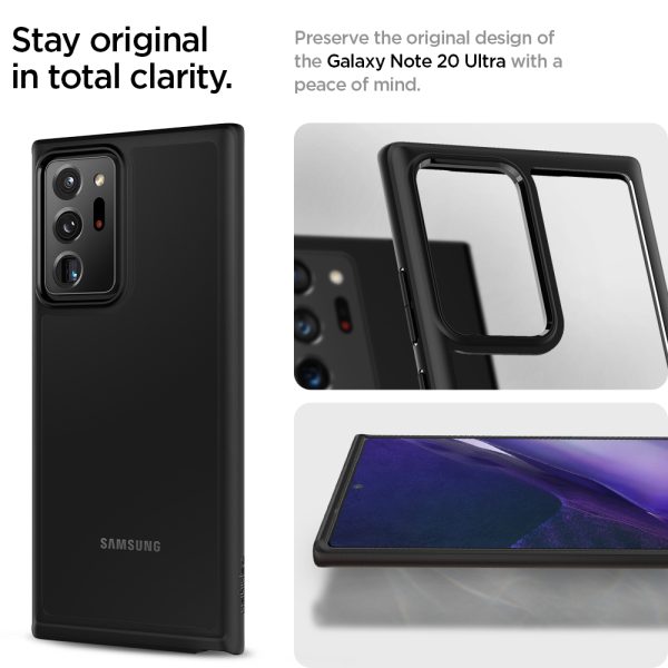 Galaxy Note 20 Ultra Ultra Hybrid Case by Spigen - ACS01394 - Matte Black - Image 4