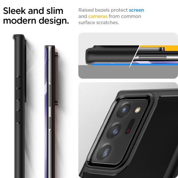 Galaxy Note 20 Ultra Ultra Hybrid Case by Spigen - ACS01394 - Matte Black - Image 5