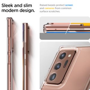 Galaxy Note 20 Ultra Ultra Hybrid Case by Spigen - ACS01393 - Crystal Clear - Image 6