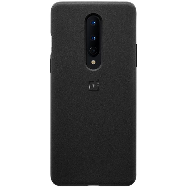 oneplus-8-sandstone-bumper-1 OnePlus 8 Sandstone Bumper Case Original by OnePlus - Black - Image 1