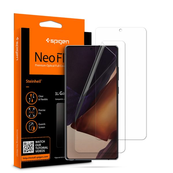 title_sp621_neoflex_01 Galaxy Note 20 Neo Flex HD Flexible Screen Protector 2 PACK by Spigen - AFL01451 - Image 1