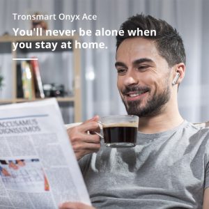 Tronsmart Onyx Ace True Wireless Earbuds with aptX Technology & Quad Mic Setup for Crystal Clear Calls - White - Image 3