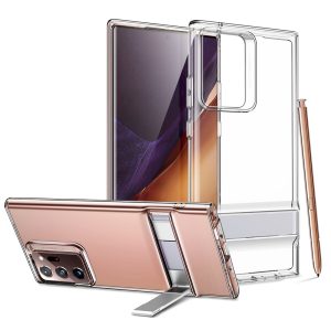 Galaxy Note 20 Ultra Air Shield Boost Back Case with Kickstand – Crystal Clear